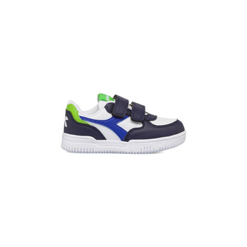 Sneakers primi passi bianche da bambino con dettagli blu Diadora Raptor Low TD, Brand, SKU s332500068, Immagine 0